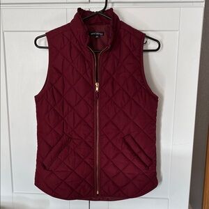 J. Crew Mercantile Deep Red Fabric